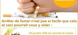 arrêter de fumer avec les huiles essentielles